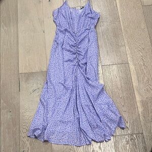 Zara Lavender Patterned Maxi Dress